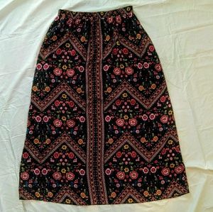 Xhilaration XXL Multi Colored Print Skirt Preowned